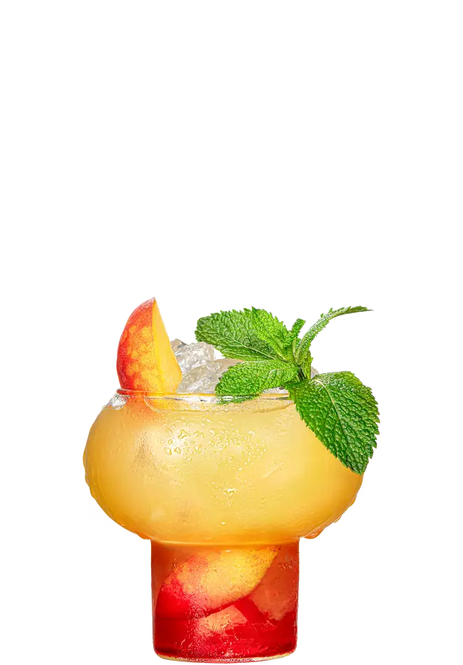 Malibu peach rum punch