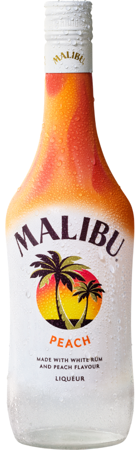 Malibu peach bottle