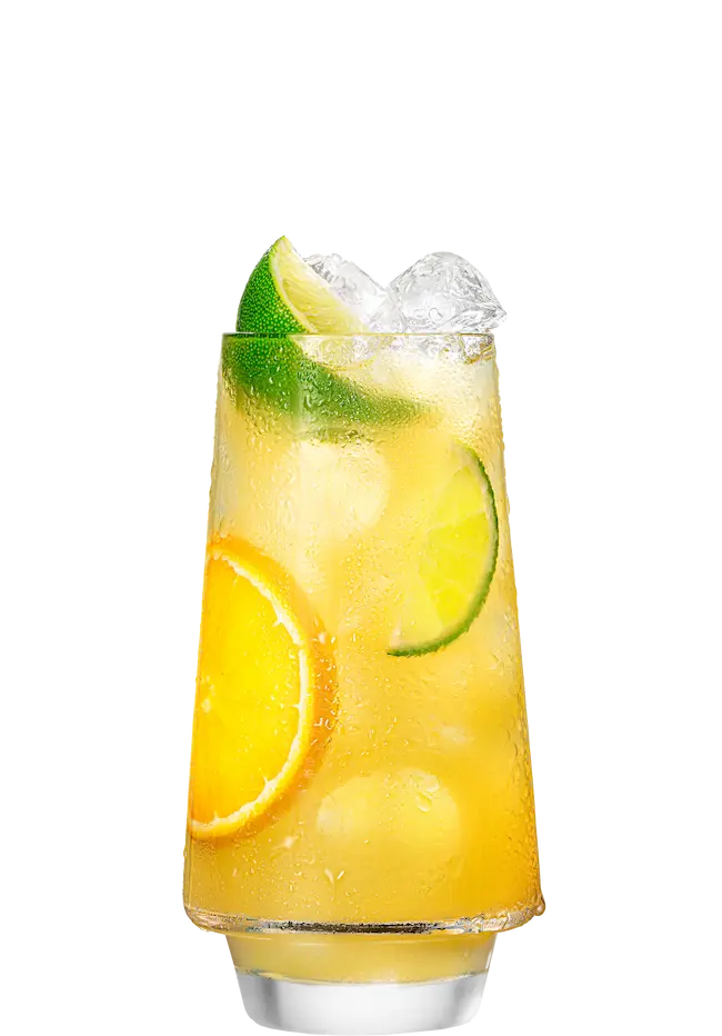 Malibu original and orange juice