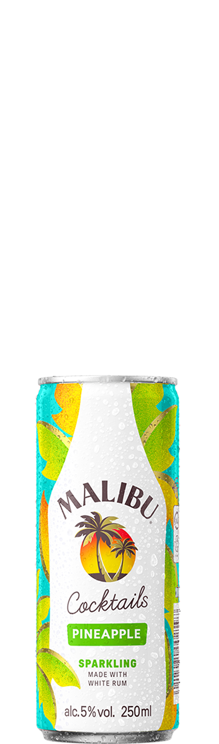 Malibu RTD Pineapple can packshot front