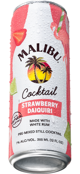 Malibu RTD Can Strawberry Daiquiri cocktail