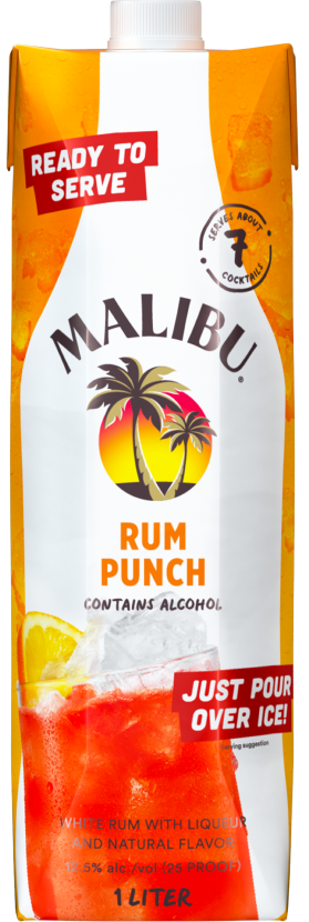 Malibu RTS rum punch