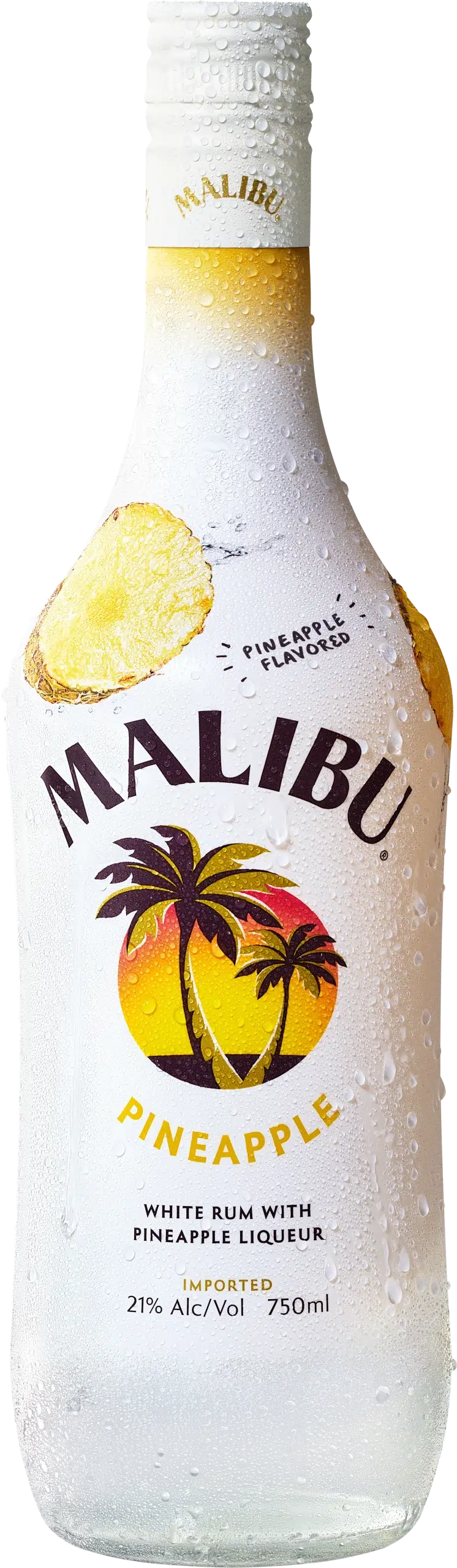 Malibu pineapple bottle