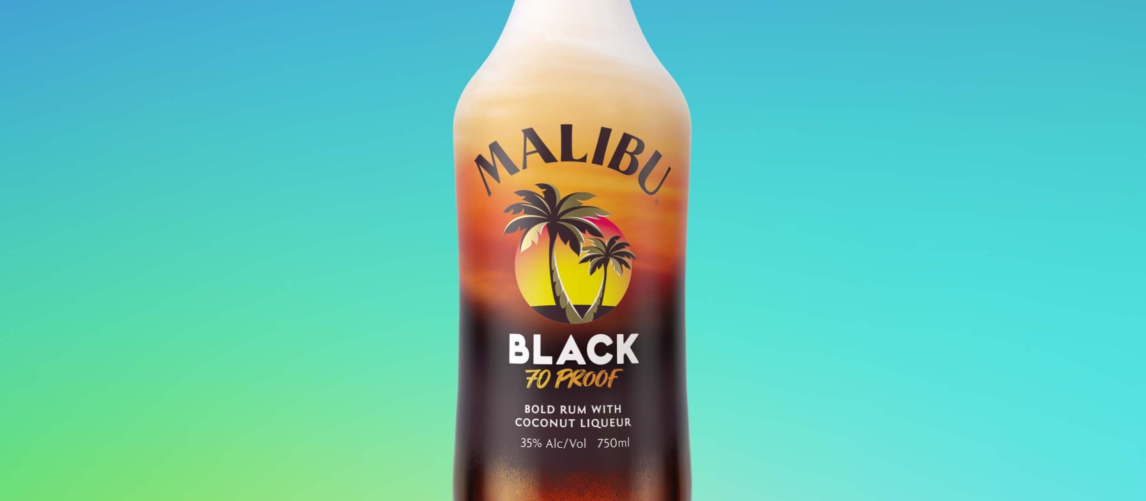 Malibu black bottle