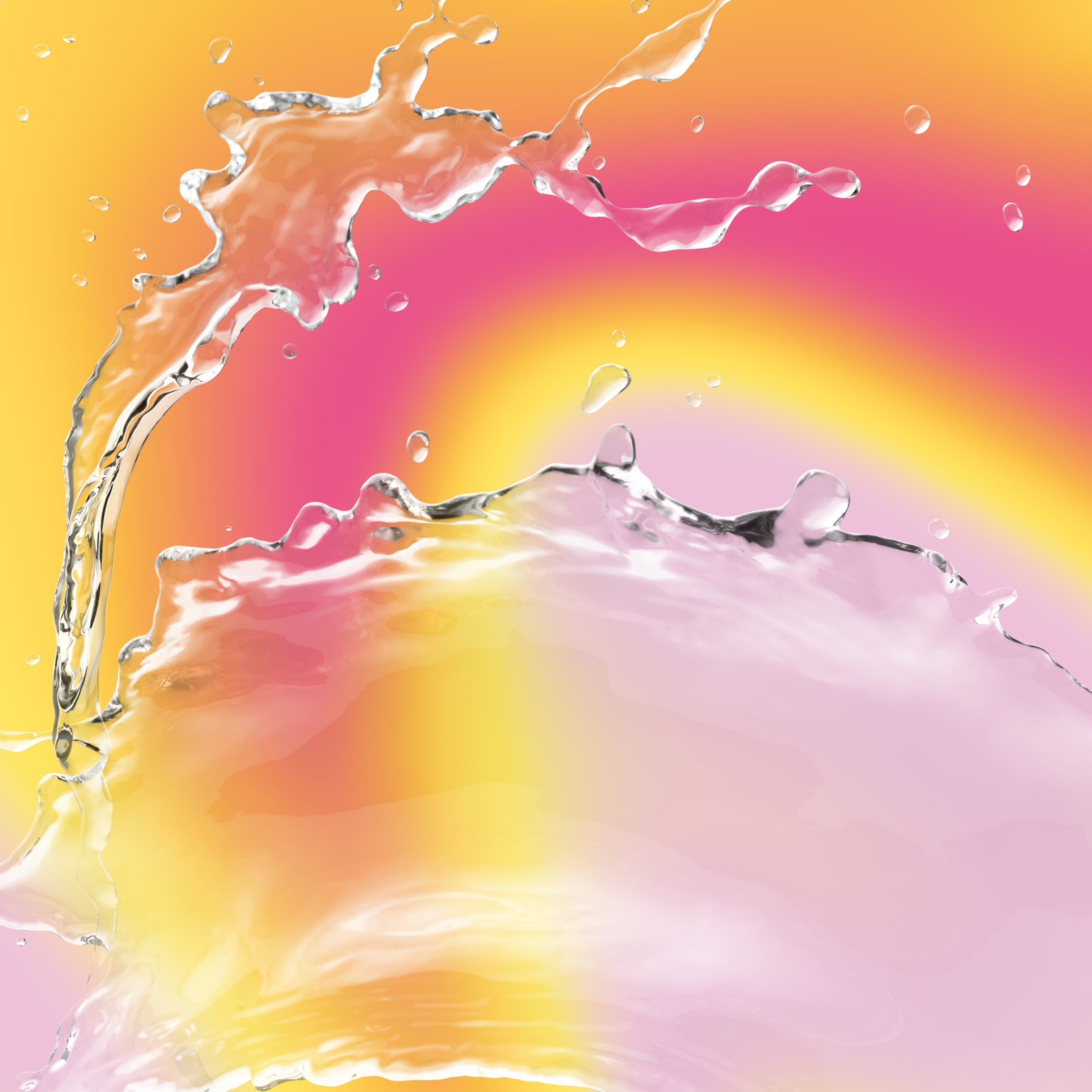Malibu splash background