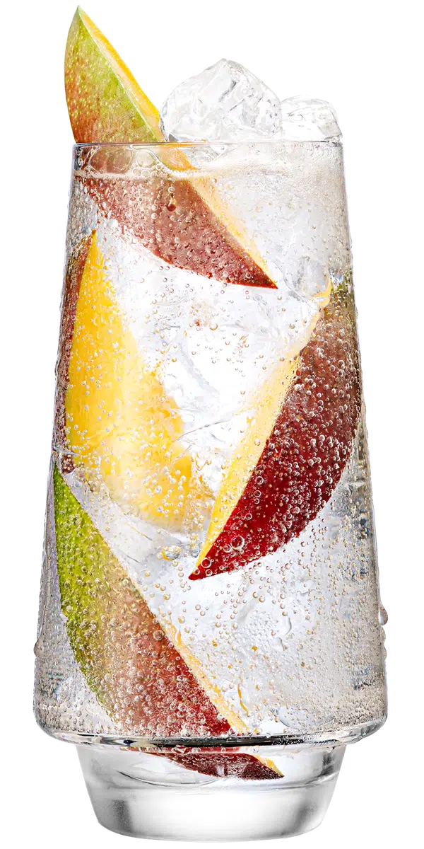 Malibu mango with soda