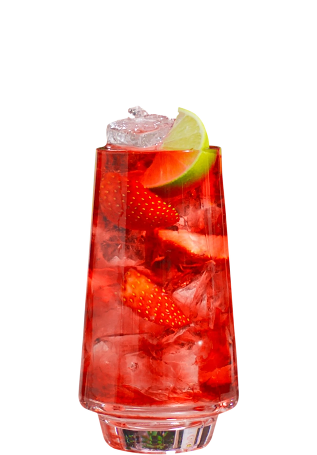 Malibu strawberry woo woo drink