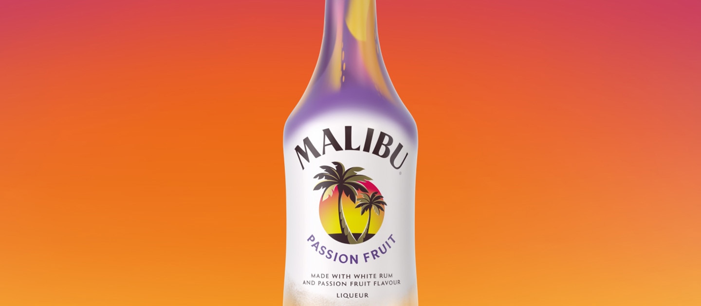 Malibu passion fruit bottle