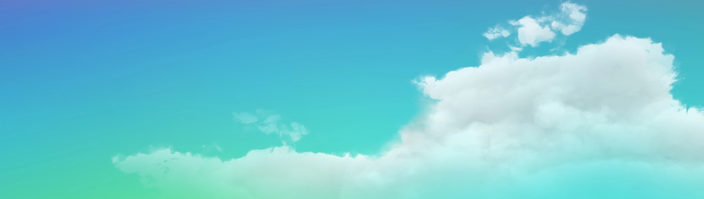Malibu background with clouds
