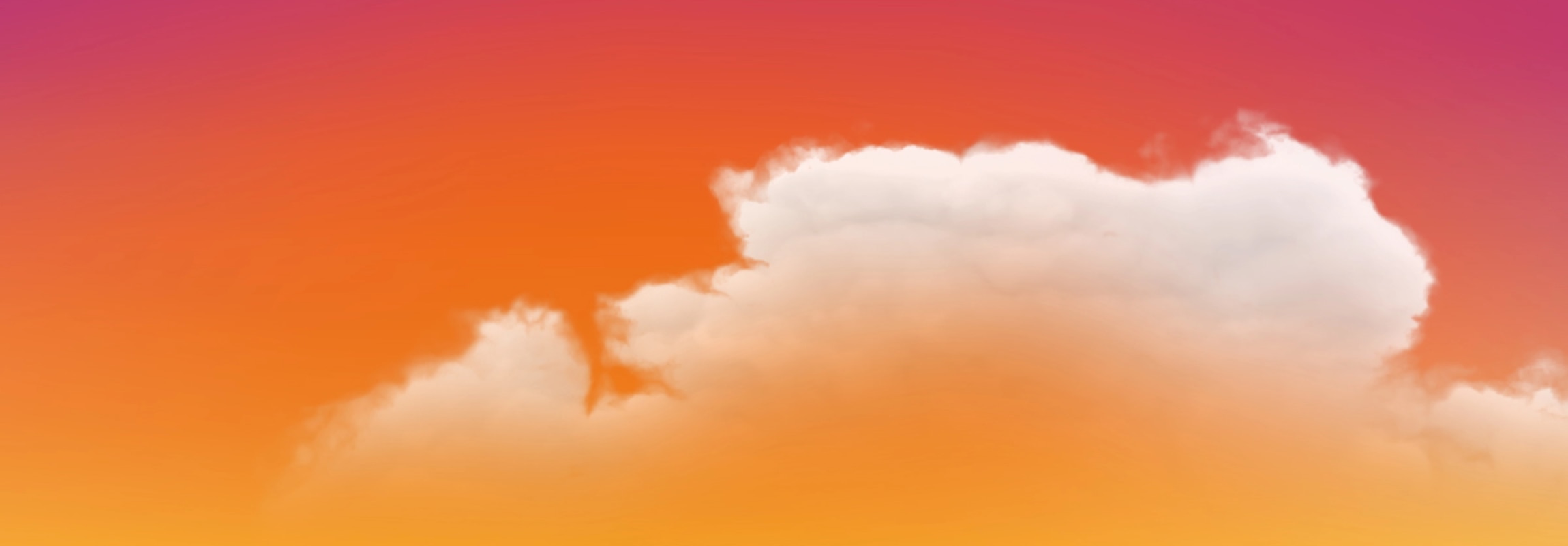 Malibu background with clouds