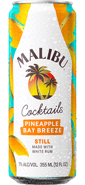 Malibu RTD Pineapple Bay Breeze can packshot