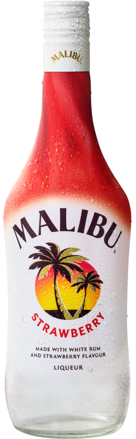 Malibu strawberry bottle