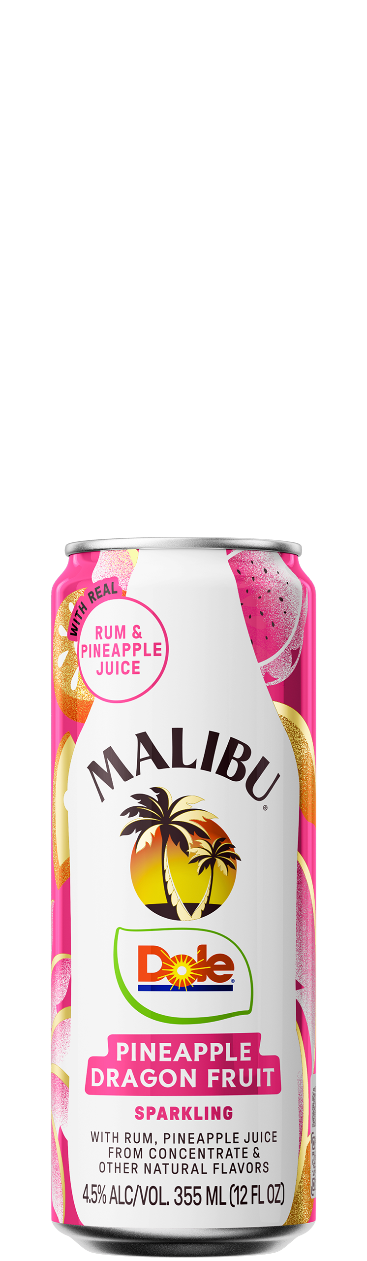 Malibu Dole Pineapple Dragonfruit Can