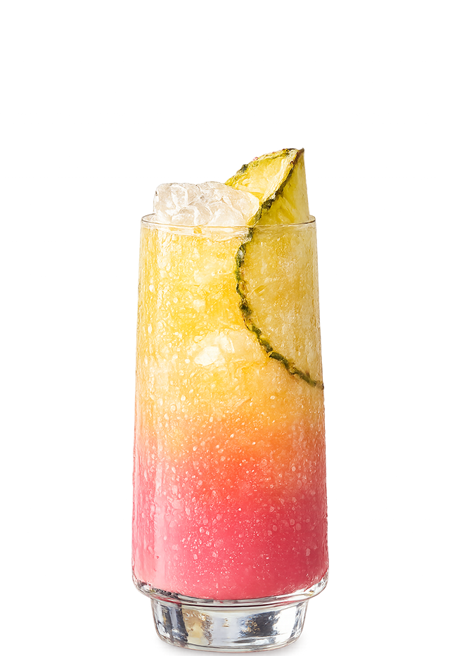 Malibu Pink and Pineapple Juice