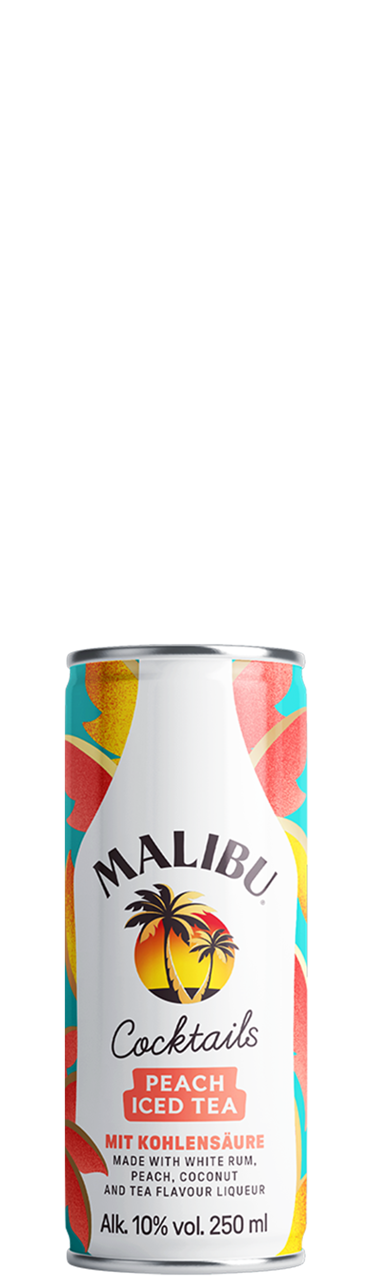 Malibu Peach Iced Tea Can